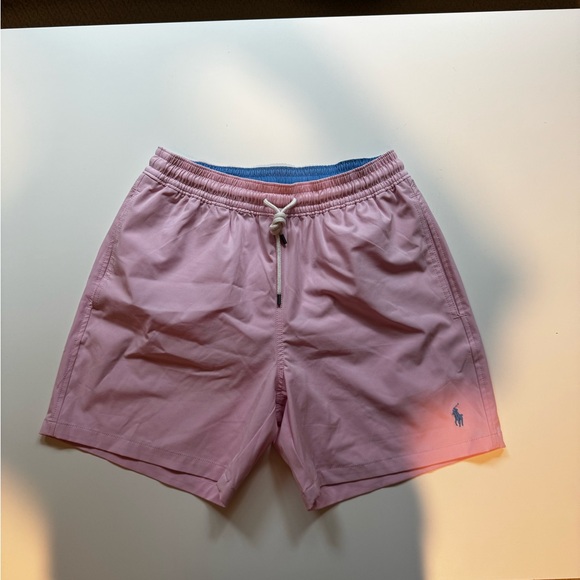 Ralph Lauren Other - Ralph Lauren Pink and Blue Polo Swim Shorts